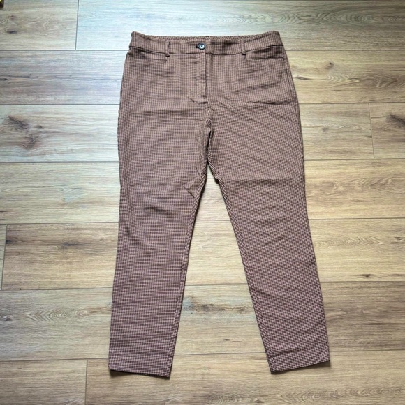 LOFT Women’s Sutton Skinny Plaid High-Waisted Pants - Picture 2 of 5